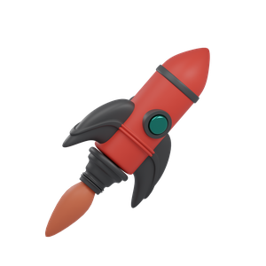 3D Speed Rocket